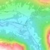 Topografische kaart Byrkjelo, hoogte, reliëf