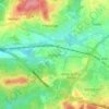 Topografische kaart Stockem, hoogte, reliëf