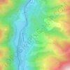 Topografische kaart Prat Naou, hoogte, reliëf