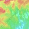 Topografische kaart Domaine-Breton, hoogte, reliëf