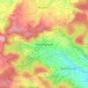 Topografische kaart Römershausen, hoogte, reliëf