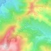 Topografische kaart Spergane, hoogte, reliëf