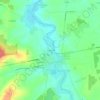 Topografische kaart La Camuse, hoogte, reliëf