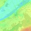Topografische kaart Les Vignes au Bourg, hoogte, reliëf