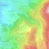 Topografische kaart Les Clots, hoogte, reliëf