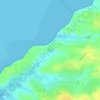 Topografische kaart La Pree aux Boeufs, hoogte, reliëf
