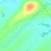 Topografische kaart Le Trois, hoogte, reliëf