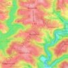 Topografische kaart Remschoß, hoogte, reliëf