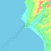 Topografische kaart Latakia, hoogte, reliëf