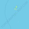 Topografische kaart Gun Cay, hoogte, reliëf