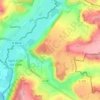 Topografische kaart Le Héloy, hoogte, reliëf