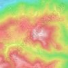 Topografische kaart Balkan, hoogte, reliëf