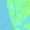 Topografische kaart Chavara, hoogte, reliëf