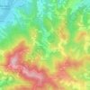 Topografische kaart Rivodora, hoogte, reliëf