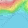 Topografische kaart Sundlauenen, hoogte, reliëf