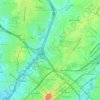 Topografische kaart Greenville, hoogte, reliëf