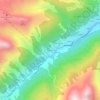 Topografische kaart Ulmich, hoogte, reliëf