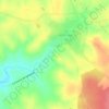 Topografische kaart Cabeza de la Cerda, hoogte, reliëf