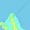 Topografische kaart Punta Alegre, hoogte, reliëf