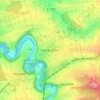 Topografische kaart Hohenacker, hoogte, reliëf