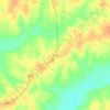 Topografische kaart Acona, hoogte, reliëf