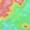 Topografische kaart Saâles, hoogte, reliëf