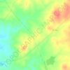 Topografische kaart Alto de Cameñas, hoogte, reliëf