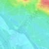 Topografische kaart Le Grand Serres, hoogte, reliëf
