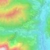 Topografische kaart Bani, hoogte, reliëf