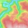 Topografische kaart Waldrennach, hoogte, reliëf