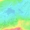 Topografische kaart Solo, hoogte, reliëf