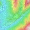 Topografische kaart Altoggio, hoogte, reliëf