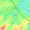 Topografische kaart Noduwez, hoogte, reliëf