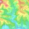 Topografische kaart Champmajour, hoogte, reliëf