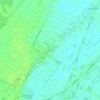 Topografische kaart Renazzo, hoogte, reliëf