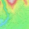 Topografische kaart Camporovere, hoogte, reliëf
