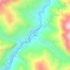 Topografische kaart Yugar, hoogte, reliëf