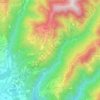 Topografische kaart Pellizzana, hoogte, reliëf