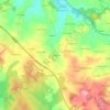 Topografische kaart L'Etanchou, hoogte, reliëf