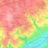 Topografische kaart Quinquis Lech, hoogte, reliëf