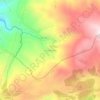 Topografische kaart Germil de Baixo, hoogte, reliëf