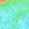 Topografische kaart Ceredello di sotto, hoogte, reliëf