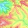Topografische kaart Topa Mică, hoogte, reliëf