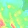 Topografische kaart Los Abrigos, hoogte, reliëf