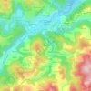 Topografische kaart Jaquamet, hoogte, reliëf