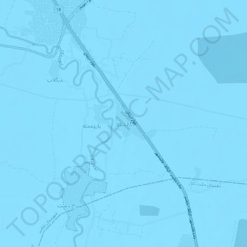 Topografische kaart گالشکلا, hoogte, reliëf