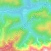 Topografische kaart Siebenhütten, hoogte, reliëf