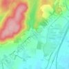 Topografische kaart Radon, hoogte, reliëf