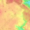 Topografische kaart La Hunière, hoogte, reliëf