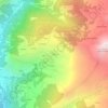 Topografische kaart Artaz, hoogte, reliëf